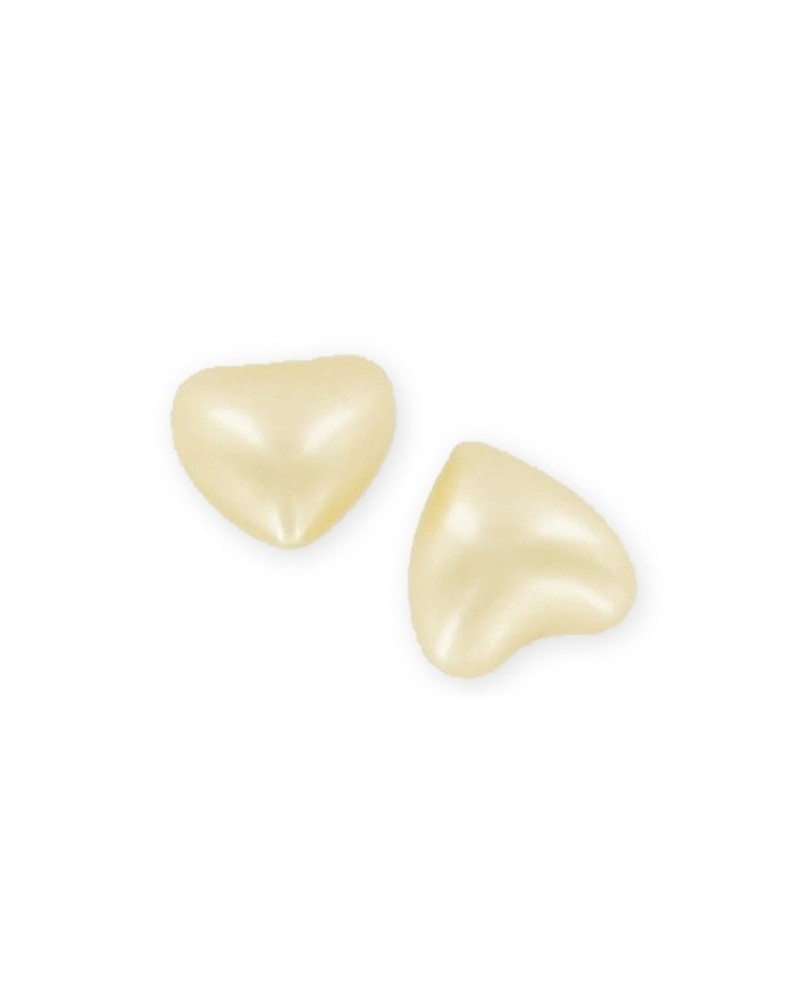 Lot de 12 perles de bain Cœur senteur Vanille