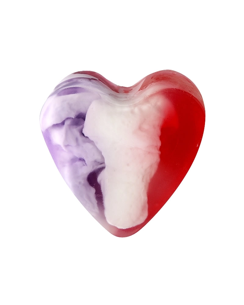 Savon glycérine Cœur parfum Violette 90 g