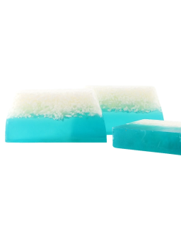Savon glycérine tranché parfum Fleur de coton 100 g