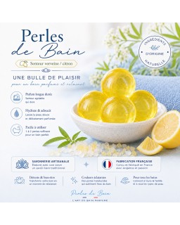 Perles de bain Verveine Citron
