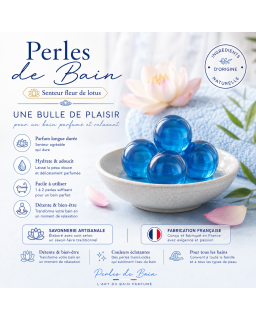 Perles de bain Fleur de Lotus