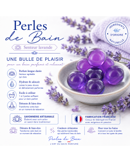 Perles de bain Lavande