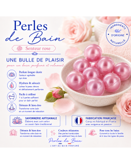 Perles de bain Rose
