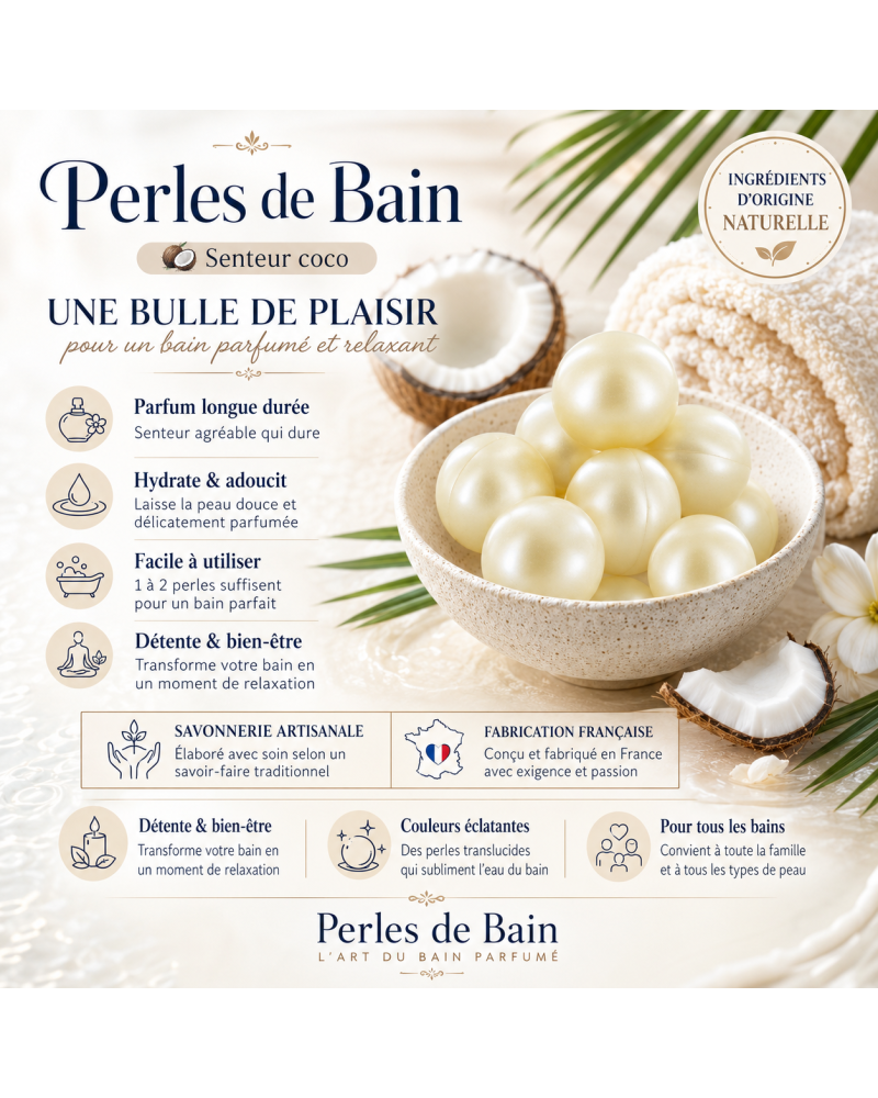 Perles de bain Coco