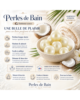 Lot de 12 perles de bain...