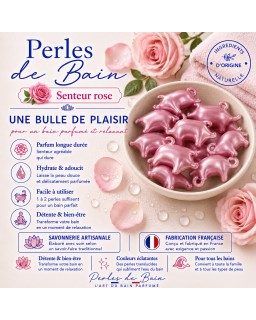 Perles de bain Cochon Rose