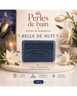 Savon de Marseille 125 g Belle de Nuit – Perles de Bain