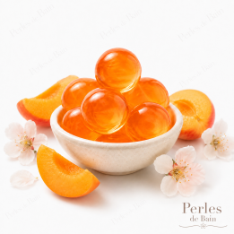 Perles de bain – Senteur Abricot