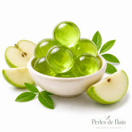 Perles de bain – Senteur Pomme