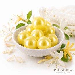 Perles de bain – Senteur Chèvrefeuille