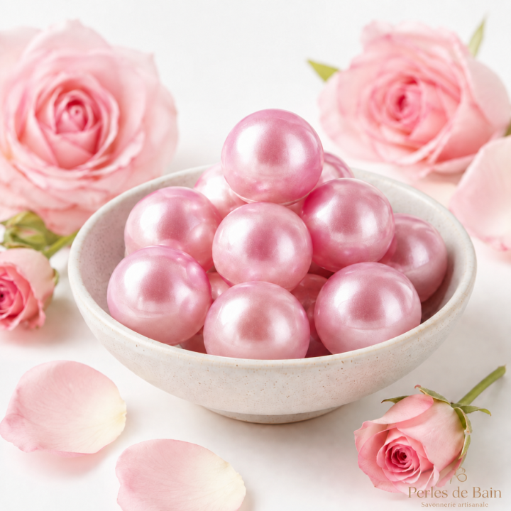 Perles de bain – Senteur Rose