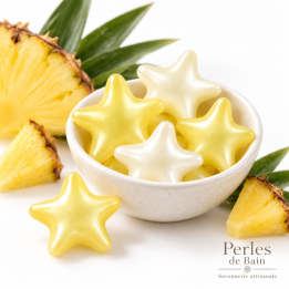 Perles de bain Étoile Ananas | Perles de Bain