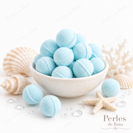 Mini billes effervescentes pour le bain – Senteur Marine