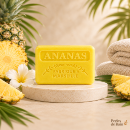 Savon de Marseille 125 g Ananas – Perles de Bain