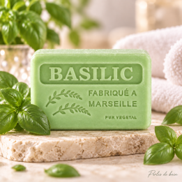 Savon de Marseille 125 g Basilic – Perles de Bain