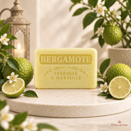 Savon de Marseille 125 g Bergamote – Perles de Bain