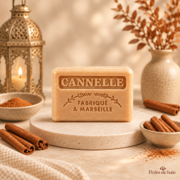 Savon de Marseille 125 g Cannelle – Perles de Bain