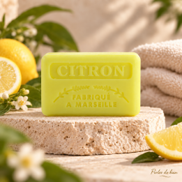 Savon de Marseille 125 g Citron – Perles de Bain