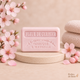 Savon de Marseille 125 g Fleur de Cerisier – Perles de Bain