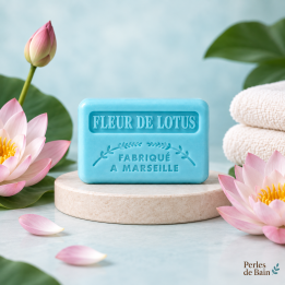 Savon de Marseille 125 g Fleur de Lotus – Perles de Bain