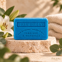 Savon de Marseille 125 g Fleur de Lys – Perles de Bain
