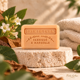 Savon de Marseille 125 g Fleur de Tabac - Perles de bain