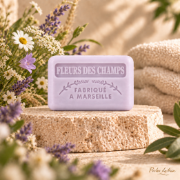 Savon de Marseille 125 g Fleur des Champs - Perles de bain