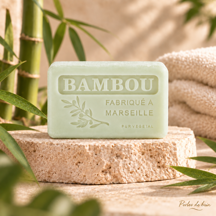 Savon de Marseille Bambou 100 g | Perles de Bain