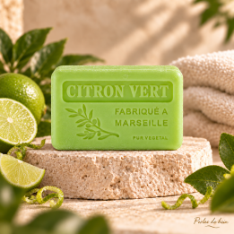 Savon de Marseille 125 g Citron Vert – Perles de Bain