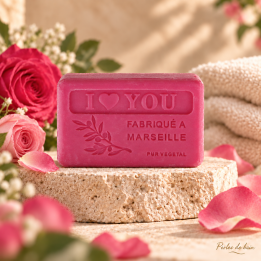 Savon de Marseille 100 g I Love You – Perles de bain