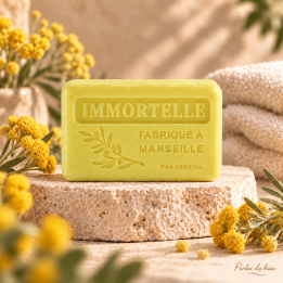 Savon de Marseille 125 g Immortelle – Perles de bain