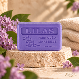 Savon de Marseille 100 g Lilas – Perles de bain
