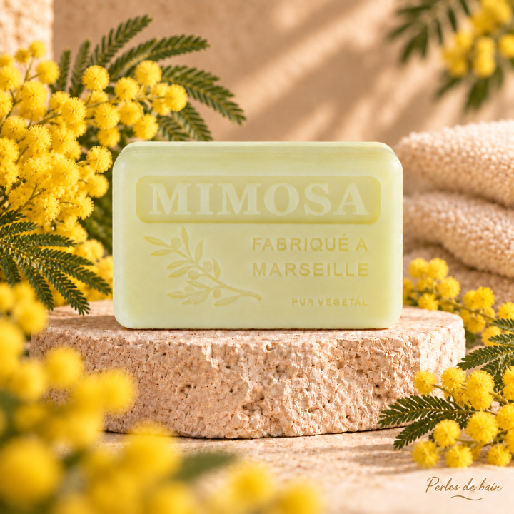 Savon de Provence 100 g Mimosa - Perles de bain