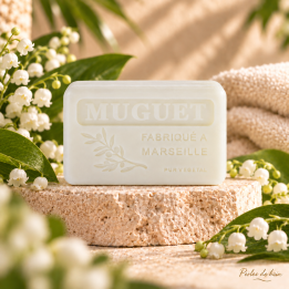 Savon de Marseille 100 g Muguet - Perles de bain