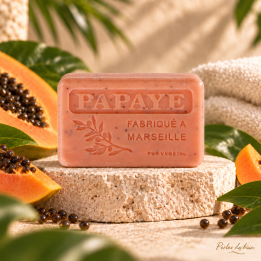 Savon de Marseille 100 g Papaye – Perles de bain