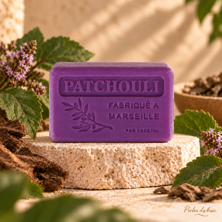 Savon de Marseille 100 g Patchouli – Perles de bain