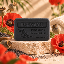 Savon de Marseille 100 g Pavot – Perles de bain
