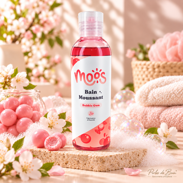 Bain moussant Bubble Gum 200 ml – Perles de Bain