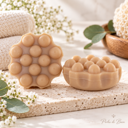 Shampoing solide massant cheveux colorés Vanille 50 g – Perles de Bain