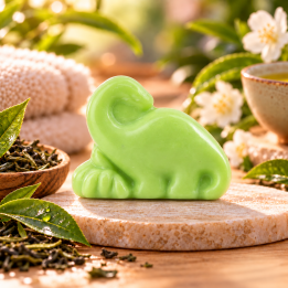 Savon invité Dinosaure Thé vert 25 g – Perles de Bain