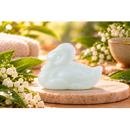 Savon invité Cygne Muguet 25 g – Perles de Bain