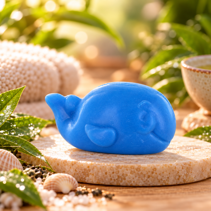 Savon invité Baleine Marine 25 g – Perles de Bain