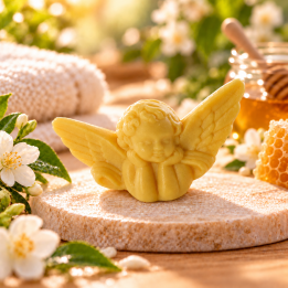 Savon invité Ange Miel 25 g – Perles de Bain
