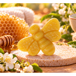 Savon invité Abeille Miel 25 g – Perles de Bain