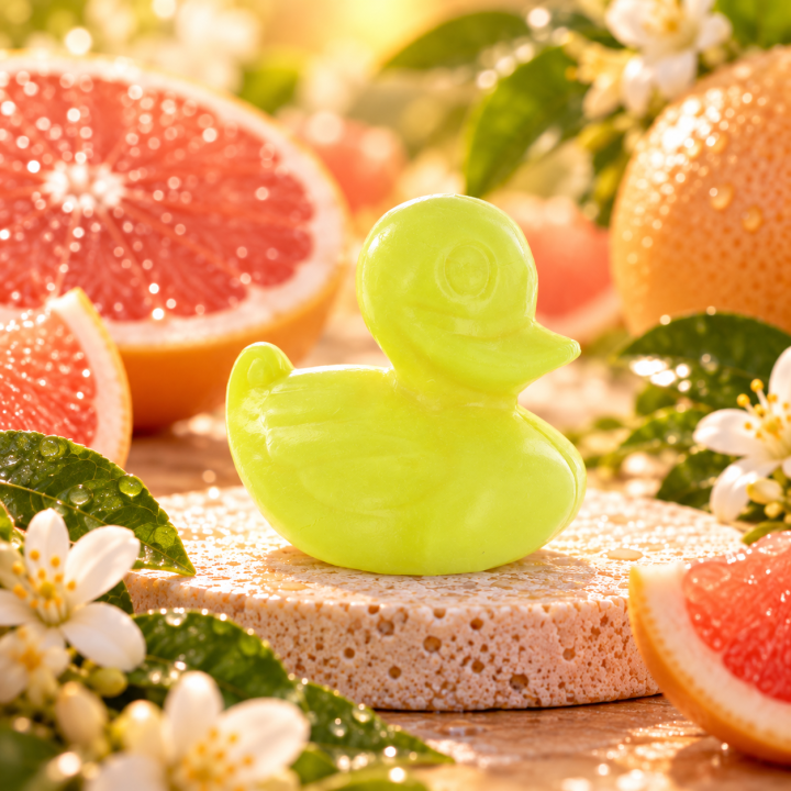 Savon invité Canard Pamplemousse 30 g – Perles de Bain