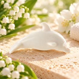 Savon invité Dauphin Muguet 25 g – Perles de Bain