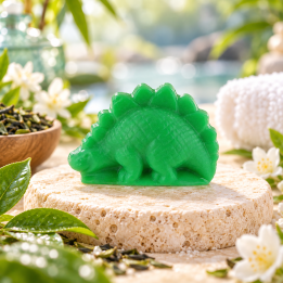 Savon invité Dinosaure Thé vert 25 g – Perles de Bain