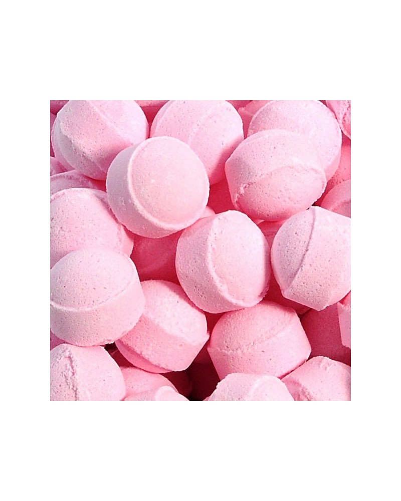 Boîte de 6 mini billes de bain effervescentes parfum Rose