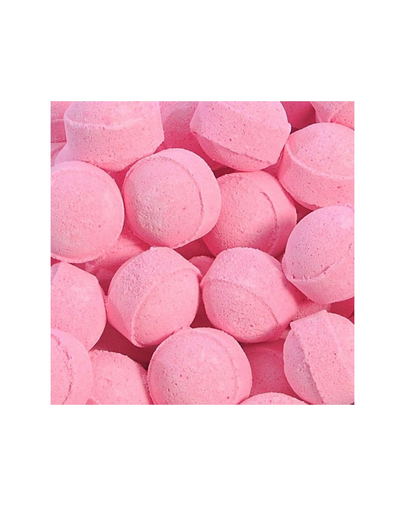 Boîte de 6 mini billes de bain effervescentes parfum Fraise