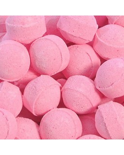 Boîte de 12 mini billes de bain effervescentes parfum Fraise